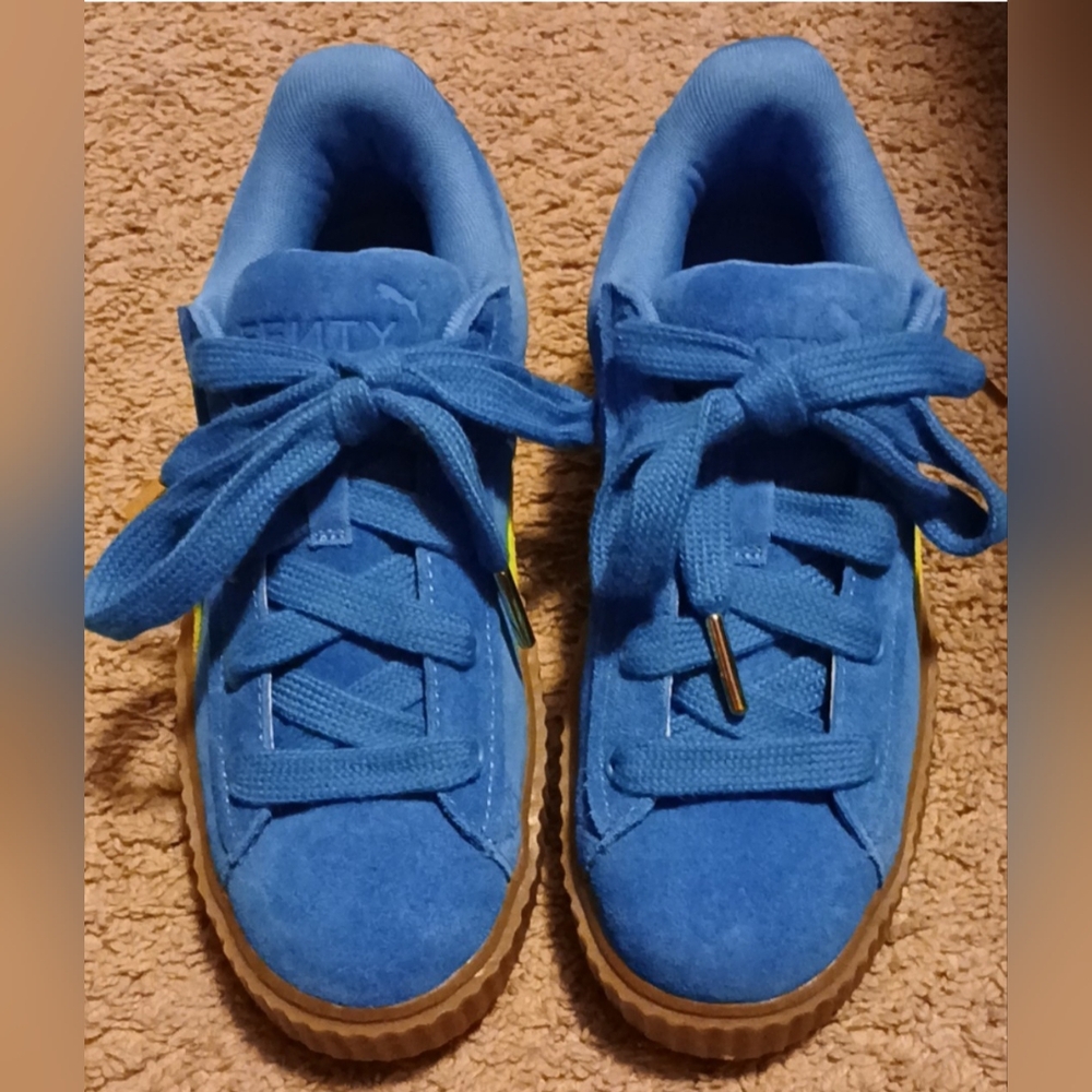 NWOB PUMA x FENTY Creeper Phatty. Size 7.5, Color Speed Blue-Lime Pow-Gum